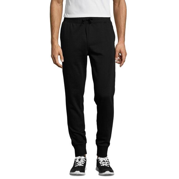 SOLS Mens Jake Slim Fit Jogging Bottoms / Black - Picture 2 of 5